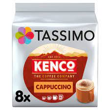 TASSIMO COFFEE CAPSULES,KENCO CAPPUCCINO , P.C 16