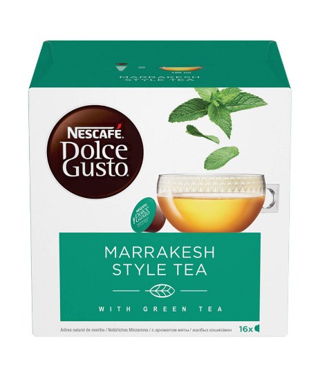 Marrakesh Style Tea,With Green Tea,Dolce Gusto,16 Capsules