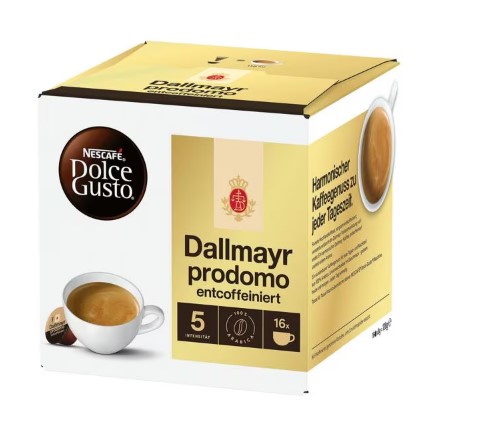 Dallmayr prodomo Coffee decaf Capsules - Dolce-gusto