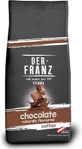 Der-Franz - Coffee, Blend of Arabica&Robusta, Roasted, Whole Bean, Flavoured with Natural Chocolate UTZ,500 g