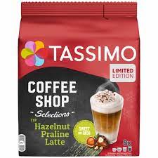 Tassimo Coffee Shop Selection Hazelnut Praline Latte- 16