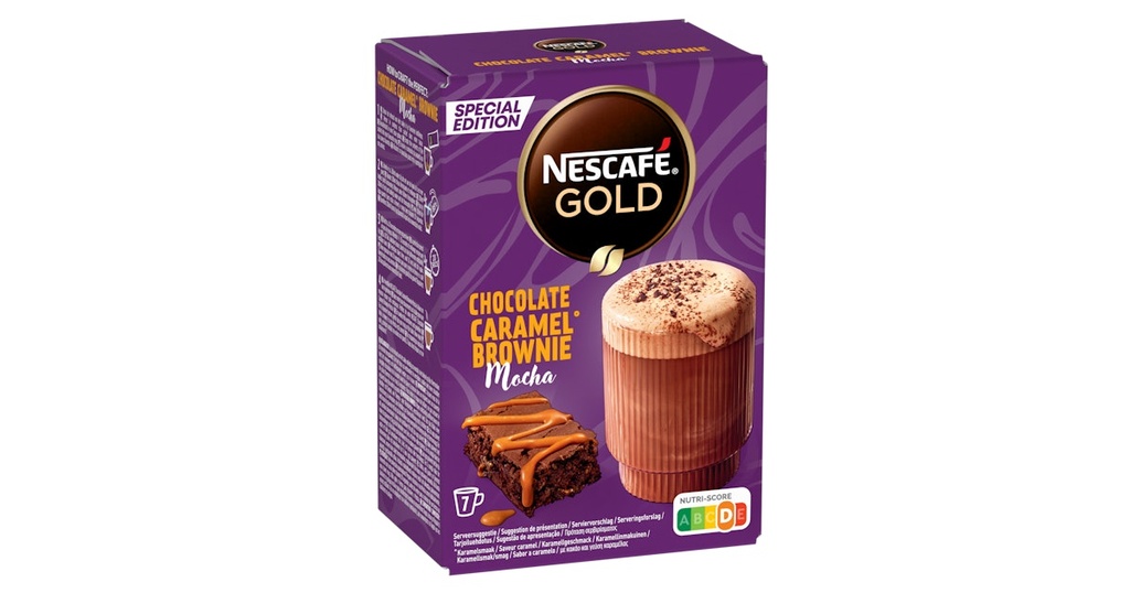 Nescafé Gold 148g Chocolate Brownie Caramel