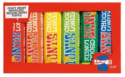 Tony's Chocolonely - Rainbow tasting pack - 6x