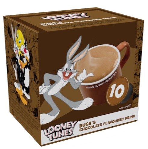 looney tunes dolce gusto capsul bugs chocolate   coffee p.c10