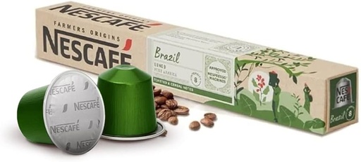 NESCAFE CPSUL LUNGONESPRESSO INT.8 FARMERS ORIGINS BRAZIL