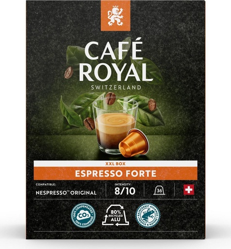 CAFE ROYAL NESPRESSO ESPRESO FORTE P.C 36 INT 8