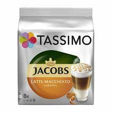 TASSIMO COFFEE CAPSULES, Jacobs Latte Macchiato CARAMEL, 16 capsules