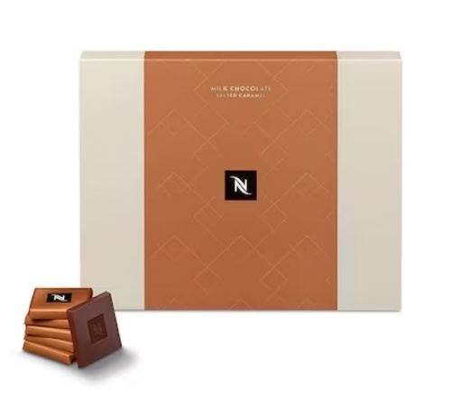 Milk Chocolate with salted caramel | Coffe & Bites | Nespresso™