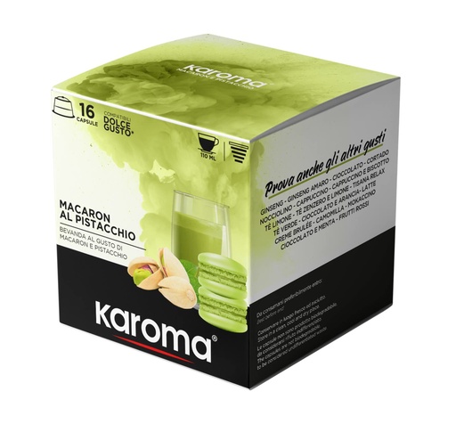 KAroma Macaron Al Pistacchio 16 capsules