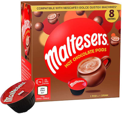 Nescafe Capsules maltesers Chocolate Compatible with Machine Dolce Gusto 8pcs