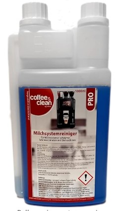 1L Milk Foam Cleaner Concentrate Coffee & Clean Pro for Fully Automatic Coffee Machines