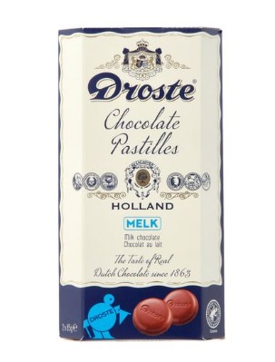 Chocolade Droste duopack pastilles melk 170gr